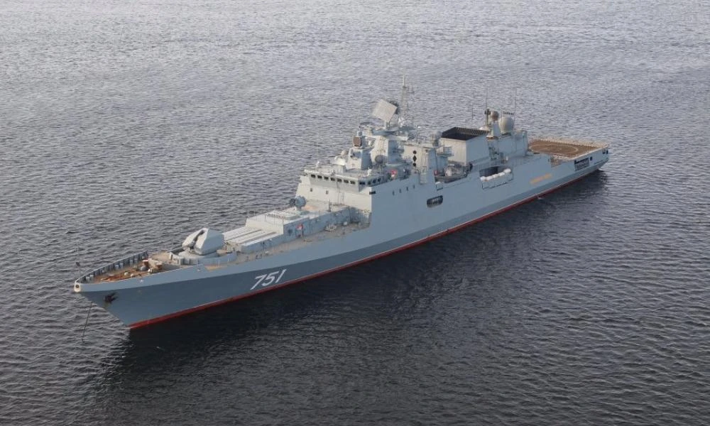 ΕΚΤΑΚΤΟ-Φλέγεται Φρεγάτα κλάσης Admiral Grigorovich του Στόλου της Μαύρης Θάλασσας